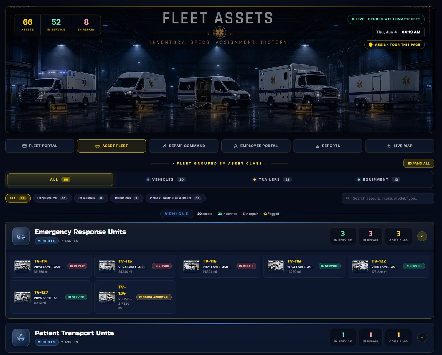 Fleet Assets